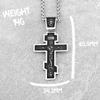 Подвеска с христианским крестом из скандинавской нержавеющей стали 316L