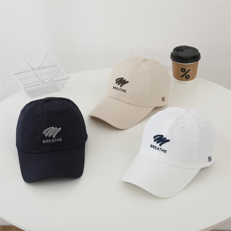 Trendy And Fashionable Embroidered Baseball Cap For Couples With Moisture Wicking And Uv Protection