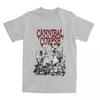 Эстетичная футболка с логотипом Cannibal Corpse для мужчин, хлопок, короткий рукав, группа Death Metal, круглый вырез, летняя одежда