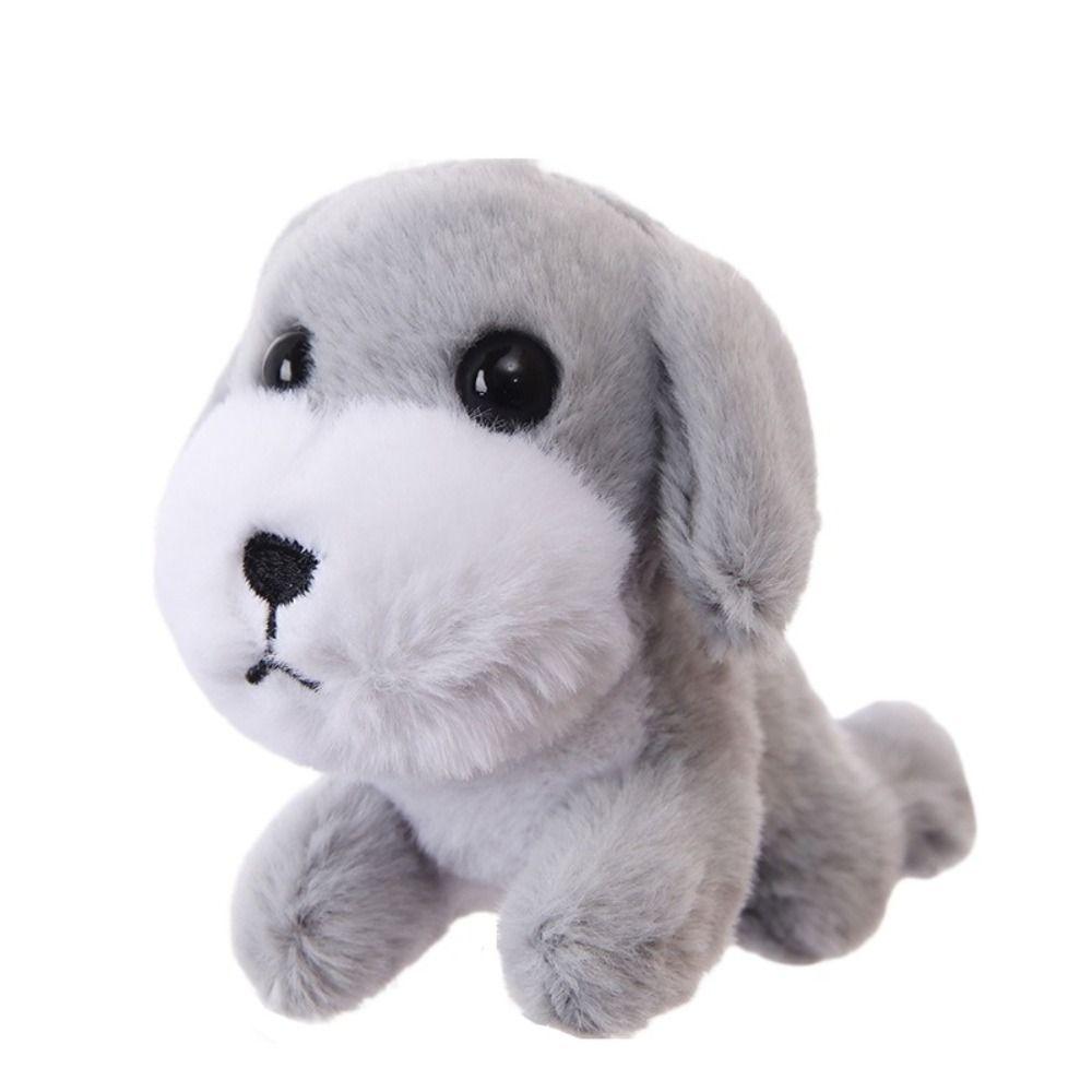 Bag Charm Puppy Plush Keychain Stuffed Animal Dog Plush Doll Birthday Present Dog Pendant  Backpack