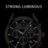 Men Watch New Top Brand Luxury Waterproof Luminous Sport Wristwatch Stainless Steel Quartz Military Genuine Leather Male Clock