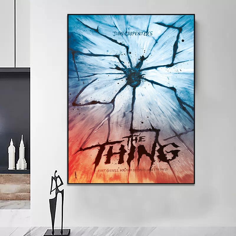 Классический фильм ужасов The Thing, постеры с принтом, холст, картина Джон Карпентер, настенная художественная картина для спальни, украшение дома