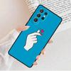 Чехол для телефона Kpop Пальцевое Сердце Для Samsung Galaxy S25 S23 S30 S8 S21 S20 FE S24 S22 Note 10 20 Plus lite Ultra