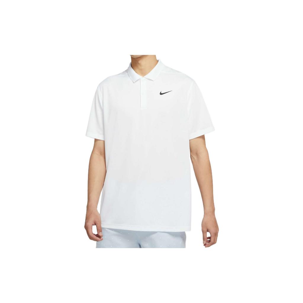 Nike Dri-Fit Victory Однотонный логотип с принтом Быстросохнущие дышащие мужские рубашки-поло с короткими рукавами белые DH0823-100