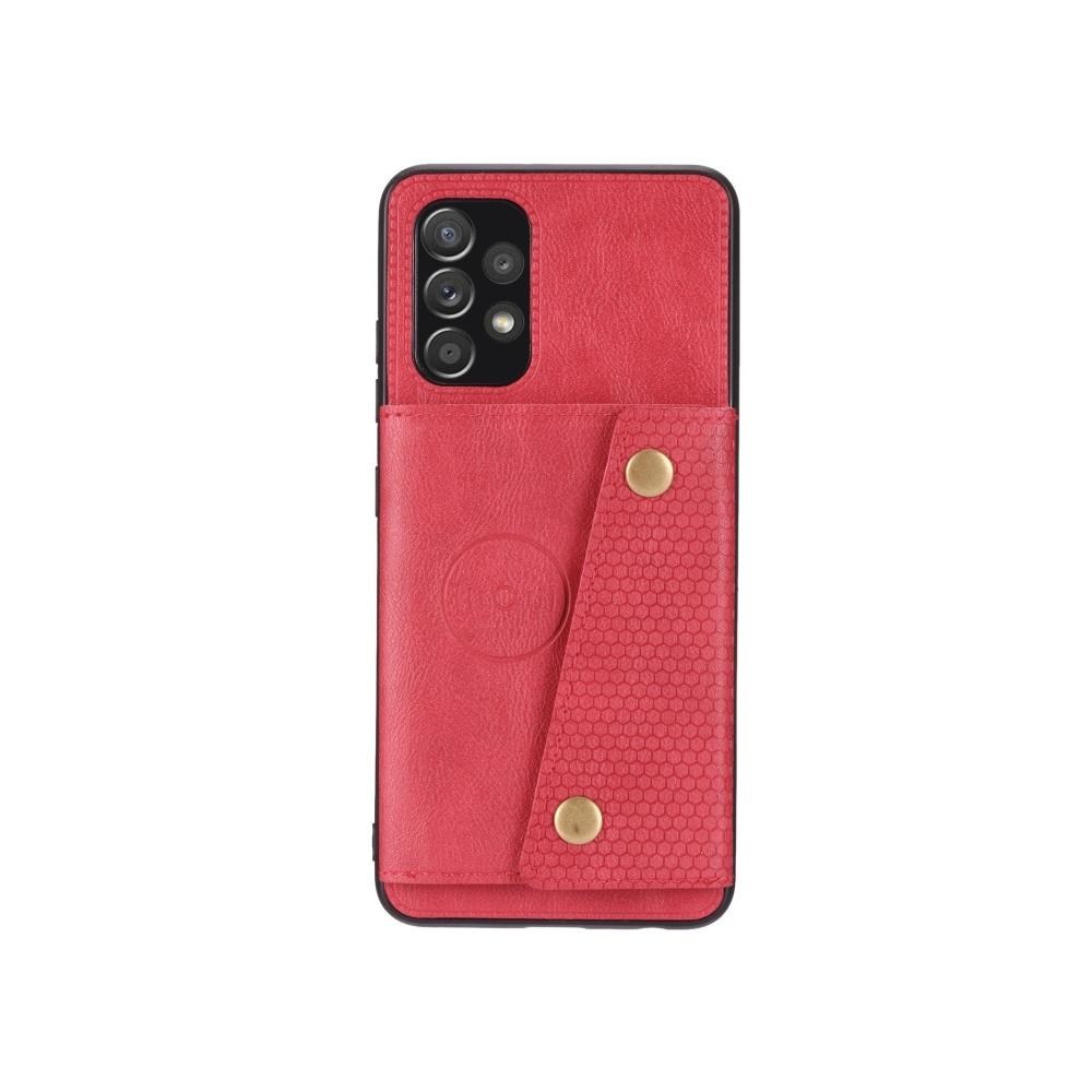 Для Samsung Galaxy A04 A04S A05 A05S A12 A13 A15 A22 A22S A32 A33 A34 A52 A52S A53 A54 A72 A73 4G 5G Чехол Крышка с слотом для карт Магнитное крепление для автомобиля