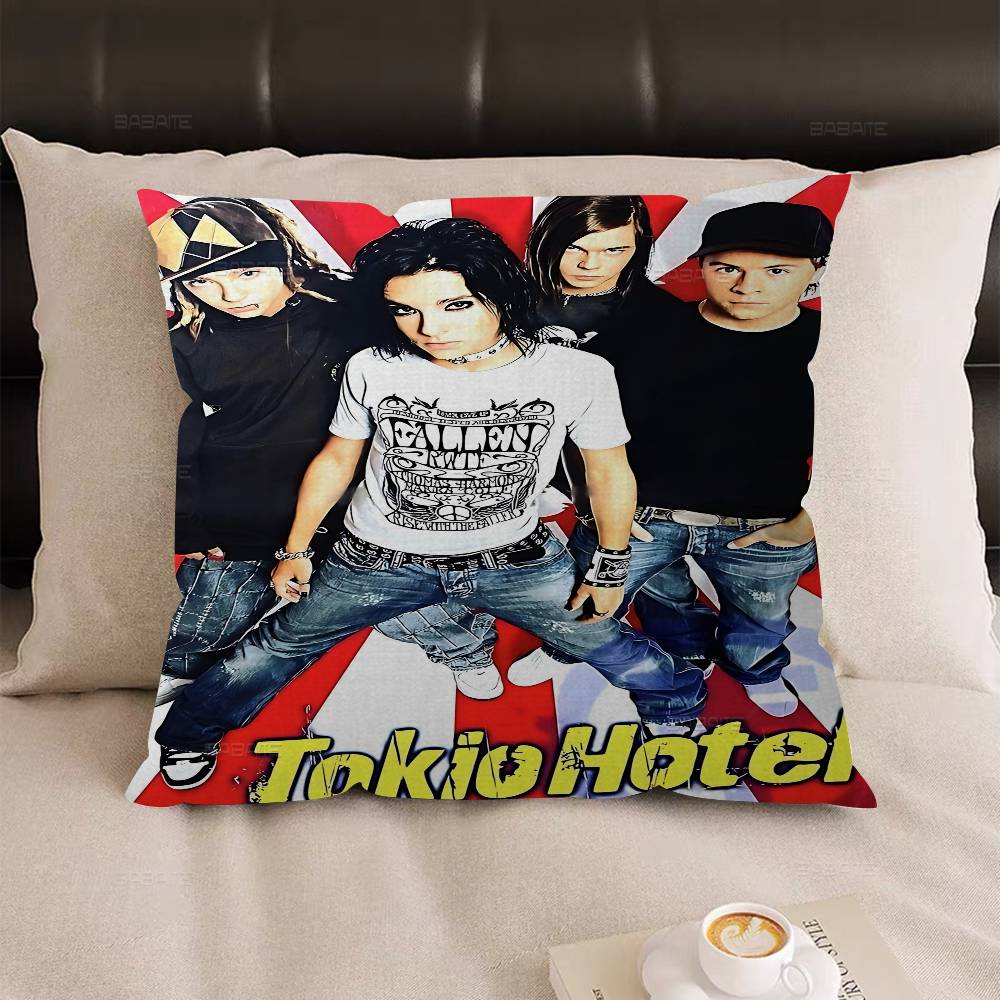 Билл Каулитц Том Tokio Hotel Классический Счастливый Дракон Наволочка Чехол для Подушки на Диван Украшение для Комнаты Подарок для Детей