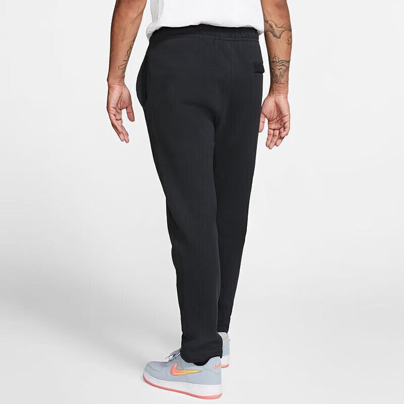 Nike Мужские зимние спортивные штаны, вязаные, с флисовой подкладкой, прямого кроя, повседневные