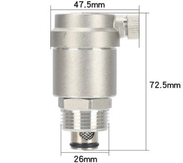 DN15/20/25 1/2" 3/4" 1" BSP Наружная резьба Нержавеющая сталь 304 Автоматический воздухоотводник Предохранительный клапан сброса давления Трубопровод Водяное отопление