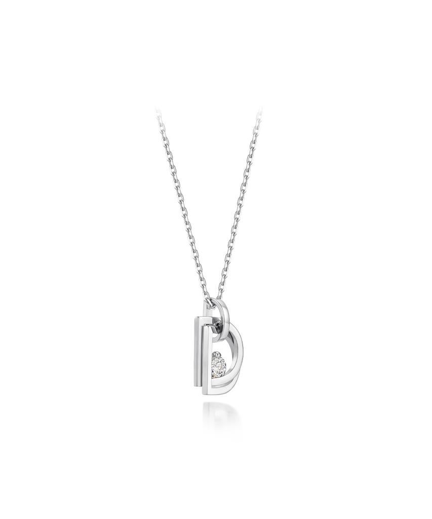 Didier Dubot Miss Doo Lab Diamond Silver Necklace Jdrnt5F61Hc