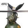 Rain Gauge Outdoor Eagle Airplane Tube Measure with Ground Stake Resin Decorative Tool for Garden Lawn Patio Gift Gardeners