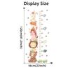 Скандинавские Животные Медведь Лев Зайчик Измеритель Роста Наклейки на Стену Детская Ростовая Диаграмма Наклейки на Стену Для Детской Комнаты Комнаты Новорожденного