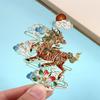 Animal Shape Page Clip Hollow Book Mark Chinese Style Bookmark Retro Book Clip Metal Bookmark