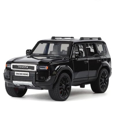 1/32 Toyota Land Cruiser Prado Внедорожник 2024 Сплав Литье под давлением Модель игрушечной машины Звук и свет Детская игрушка Предметы коллекционирования Подарок на день рождения