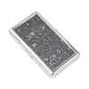 10cm Portable Metal Cigarette Case with Mirror - Double-Sided, Fashionable Smoking Set