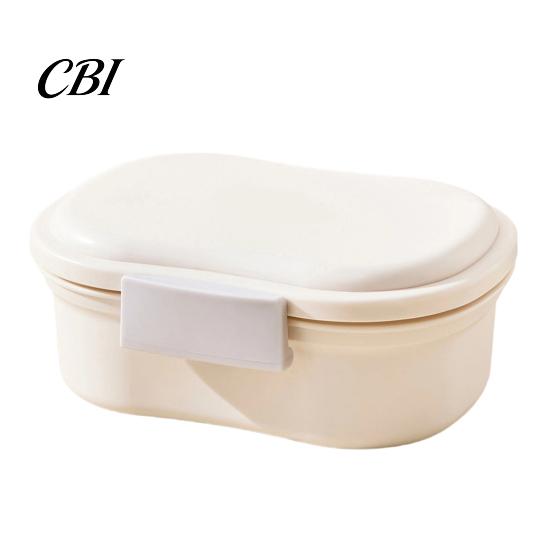 Portable Food Storage Crisper Box, with Divided Compartments, Leakproof Seal Prep Containers Container, for Baby Meals Fruits And Picnic Snacks