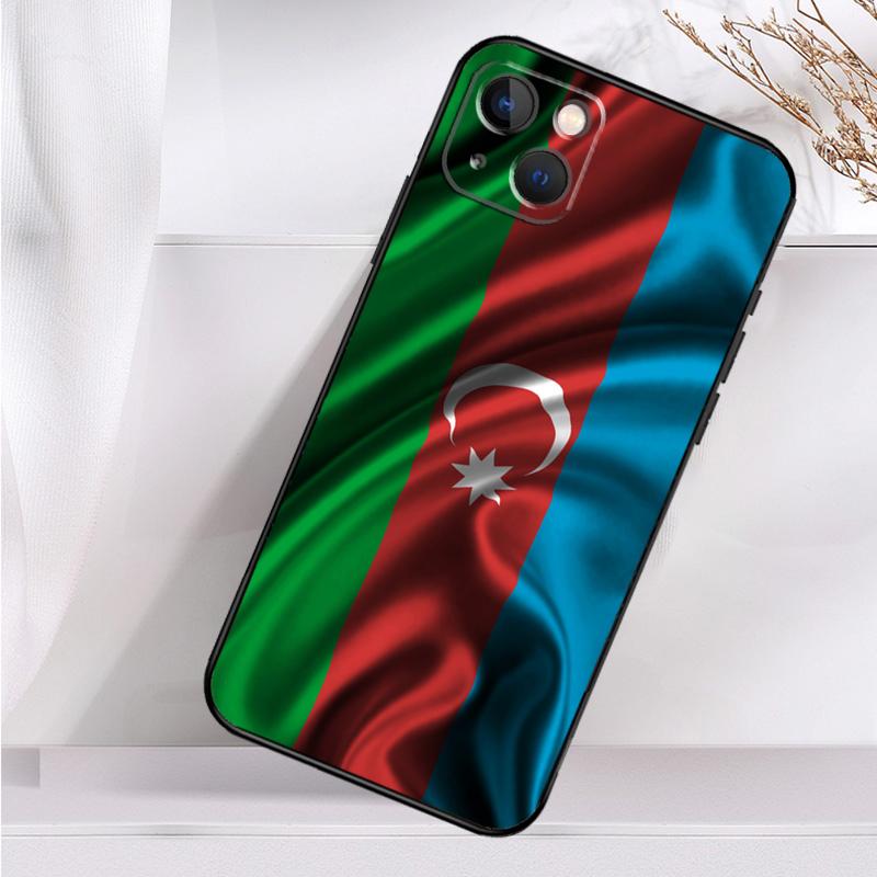 Azerbaijan Flag Phone Case For iPhone 16 15 14 13 12 11 Pro Max Mini X XR XS Max 7 8 Plus Back Cover