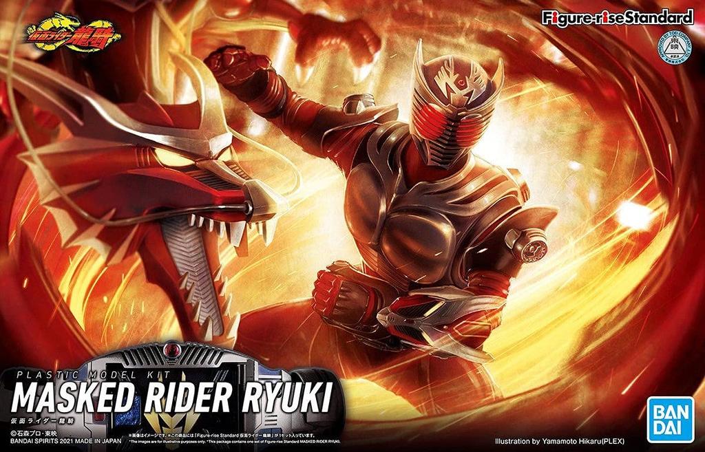 BANDAI SPIRITS Стандартный Kamen Rider Ryuki Пластиковая модель Рост фигурки Цветовая кодировка