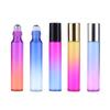 5Pcs/Set 10ml Rollerball Multicolor Gradient Empty Essential Oil Perfume Bottle
