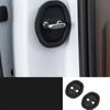 Silent Accessories Car Door Lock Buckle Protection Cover Black/White Protective Cover Car