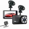 Dual-lens Dashcam, In-car USB Monitoring Camera, High-definition Reversing Image Hidden Recorder, Car Dash Cam