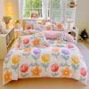 Watercolor Blossom Duvet Cover Bedding Set with Pillowcases,Delicate Pattern,Breathable Feel Fabric & Serene Home Makeover Gift