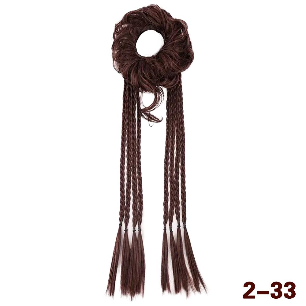 MERISIHAIR Синтетические длинные шикарные плетеные накладные волосы для хвоста, термостойкие, идеально подходят для женщин, повседневные и праздничные аксессуары для волос