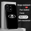 Крутая машина L-la-Da модный дизайн логотипа Чехол для телефона Для Redmi Note 14 13 12 11 Pro Plus S 5G 14C A3 Мягкий черный чехол для телефона
