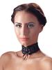Cottelli ACCESSOIRES - Black Lace Necklace with Satin Ribbon for Tie