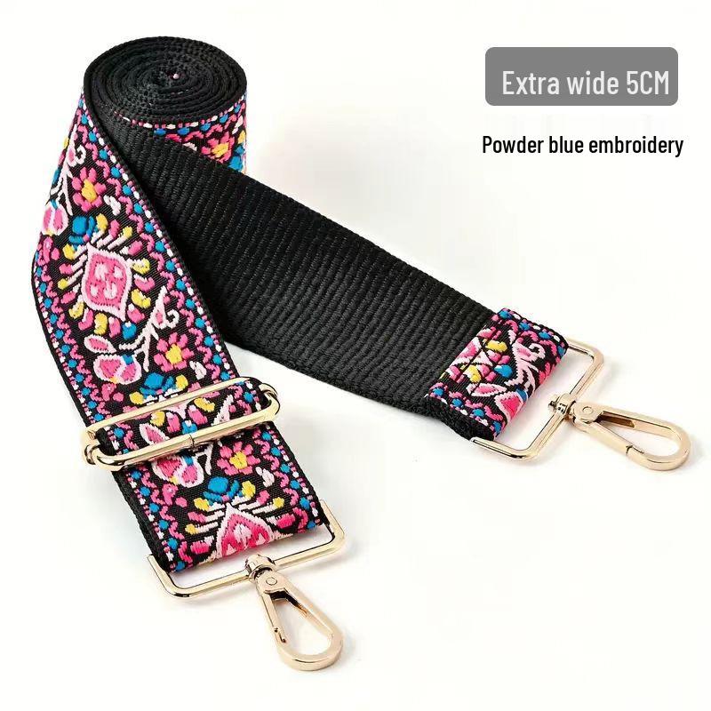 Регулируемый цветной холщовый ремешок для сумки - Широкий, Нескользящий Наплечный Запасной для женских сумок