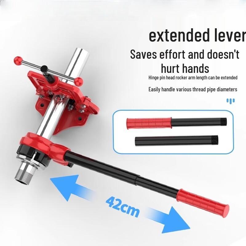 Bairuichuan Upgraded Manual Handheld Pipe Threader CN plug (adapter included)
