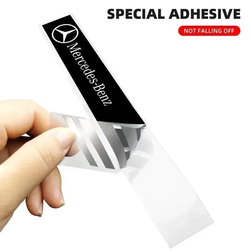 2PCS Car Rearview Mirror Sticker Decals Auto Exterior Accessories For Mercedes Benz B/C/E/S Class A Class C200L GLC GLE CLA KF5