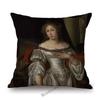 French Madame British Duchess Princess Rococo Oil Painting Art Royal Court Hotel Lobby Wall Decoration Pillow Case Cushion Cover