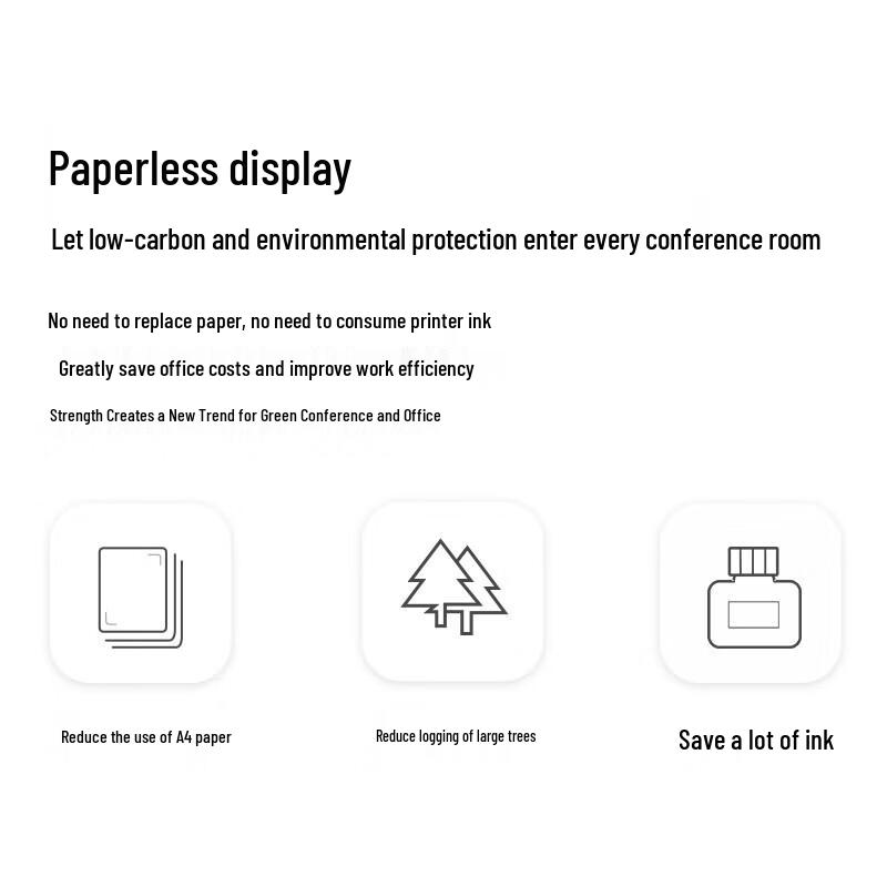 MAXHUB 7.4-inch E-Ink Electronic Desk Card (CN version)