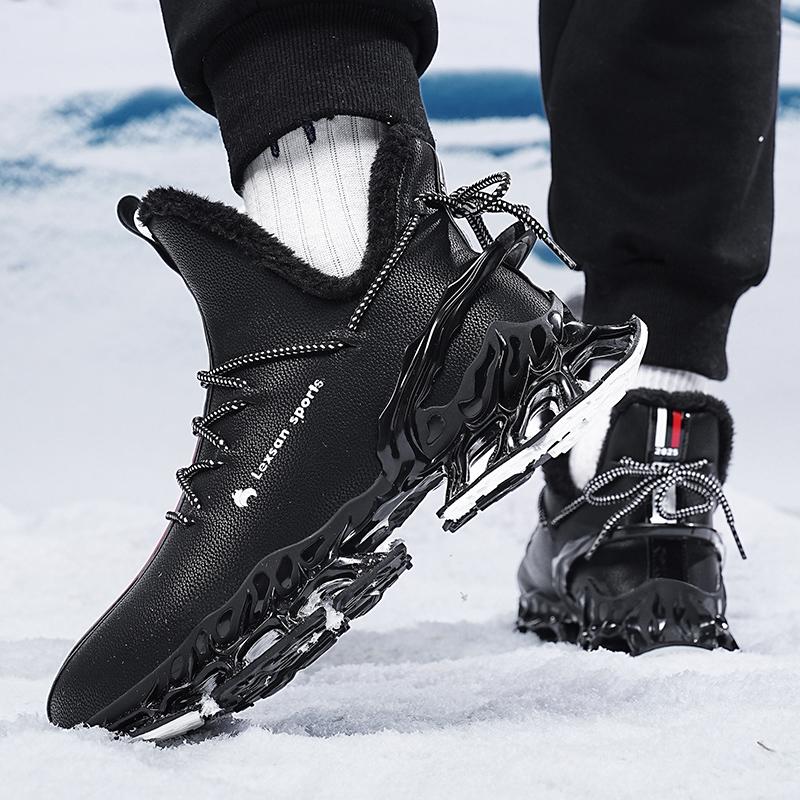 Men Boots New Winter Slippers Warm Men Shoes Waterproof Non-Slip Plush Sneakers Male Tenis Shoes Boots Men Sneakers Winter
