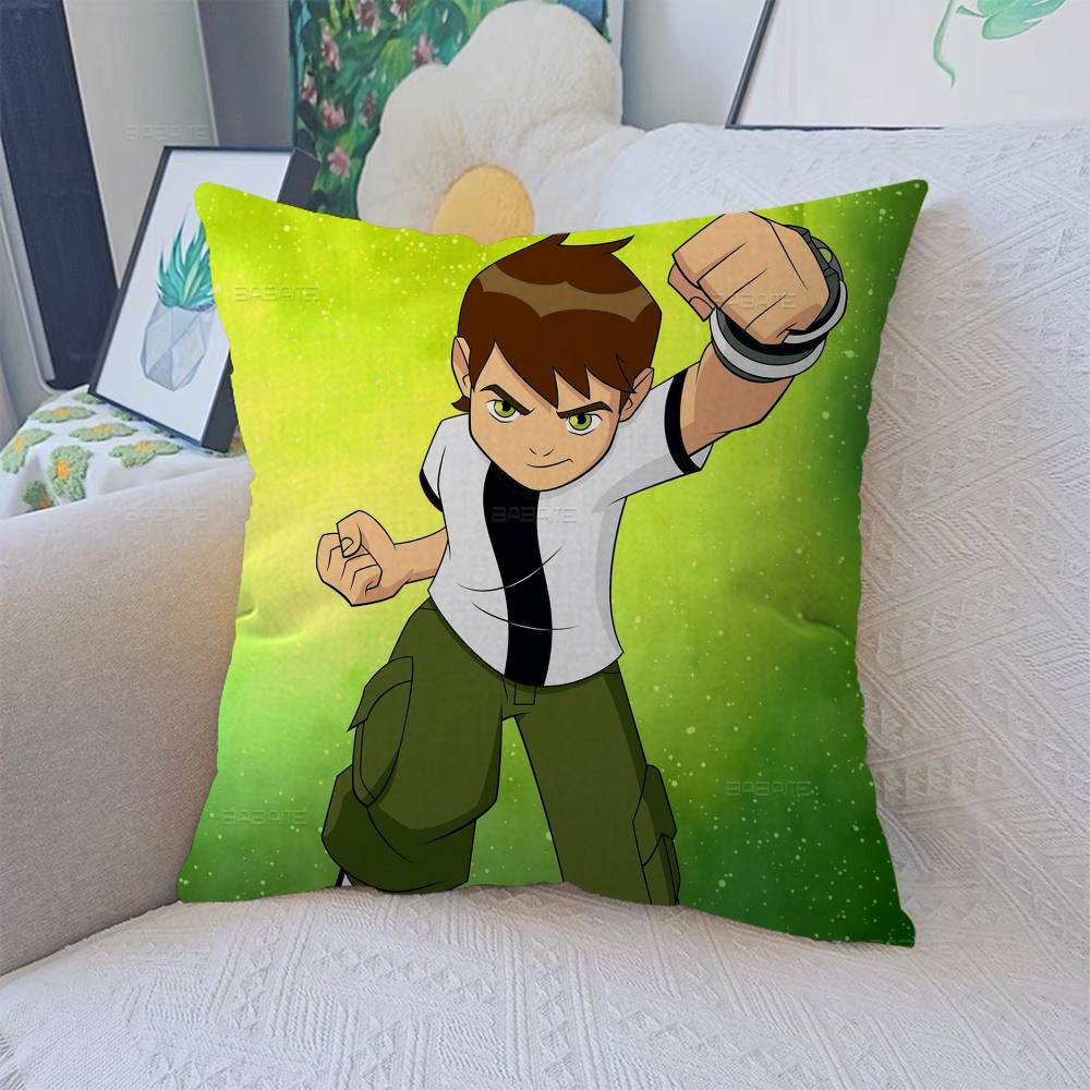 B-Ben 10 Classic Animation Pillow Gifts Home Office Furnishings Bedroom Sofa Car Cushion Cover Case 45X45Cm