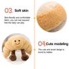 Simulation Bread Croissant Baguette Pillow Soft Toast Bread Plush Stuffed Toy Lumbar Back Hug Nap Cushion Long