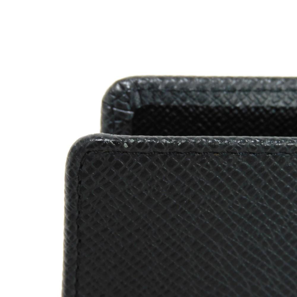 Б/у 12564 Agenda PM R20426 8001 LV логотип темно-серый ежедневник с 6-дырочным кардхолдером Vuitton Taiga Ardoise Мужской от