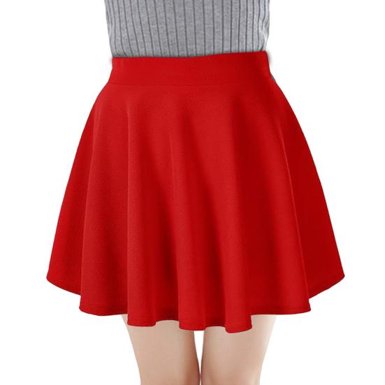 Женская мини-юбка с высокой талией и клетчатым принтом, юбка-трапеция, базовый стиль, повседневный стиль