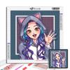 5D алмазная живопись полный алмаз мультяшная девушка изображение алмазная живопись ручная работа Diy Алмазная мозаика картина украшение дома