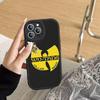 Чехол для телефона W-wu T-tang Clan Hip-hop Music Group для IPhone 11 12 13 14 15 16 Pro Max Mini Plus Мягкий кожаный чехол