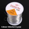 100 м/рулон Эластичный кристальный ювелирный шнур Нить для бисероплетения Прочная эластичная нить Шнуры для изготовления ожерелий, браслетов и других украшений своими руками