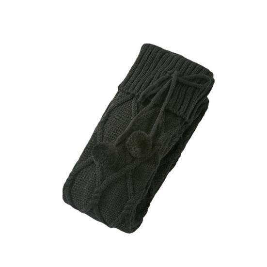 1 пара плетеных плюшевых шариков с бантом и декором, узкие длинные чулки, носки с текстурой ромба, вязаные носки выше колена