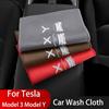 Автомобильное полотенце из микрофибры, моющая салфетка для Tesla Model 3 SXY, автомобильное полотенце из микрофибры, моющая салфетка для Tesla Model Y 3, аксессуары