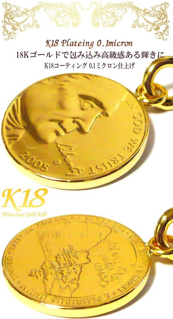 Американская монета с покрытием из 18-каратного золота, цепочка-подвеска, золото, антикварные 5 центов (50)