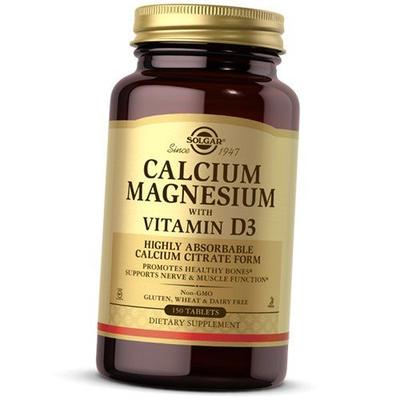 Кальций Магний Витамин Д3, Calcium Magnesium with Vitamin D3, 150таб (36313110)