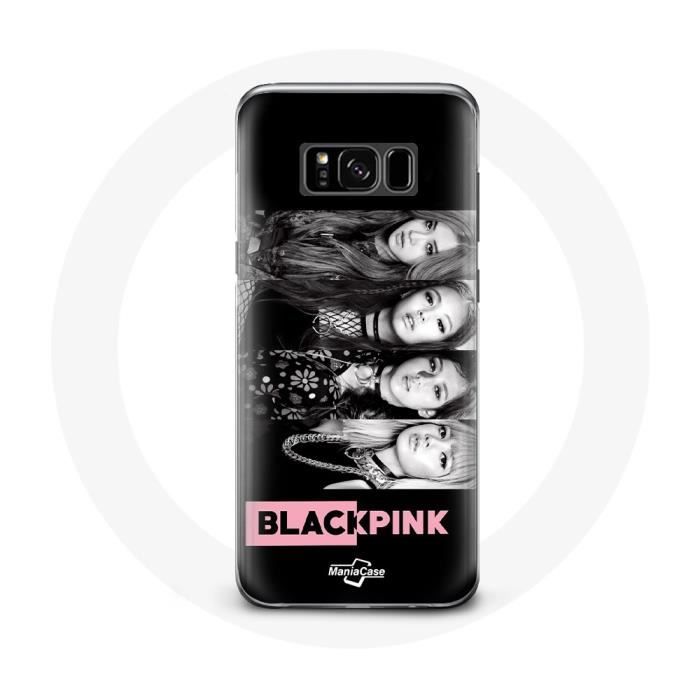 Чехол - Maniacase - Samsung Galaxy S8 Plus - Силиконовый - Мягкий - Черный - Blackpink BOOMBAYAH
