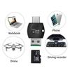 HdoorLink 2 в 1 USB C TF-кардридер Универсальный Type-C OTG высокоскоростной мини-адаптер USB 2.0 для ноутбука, ПК, мобильного телефона