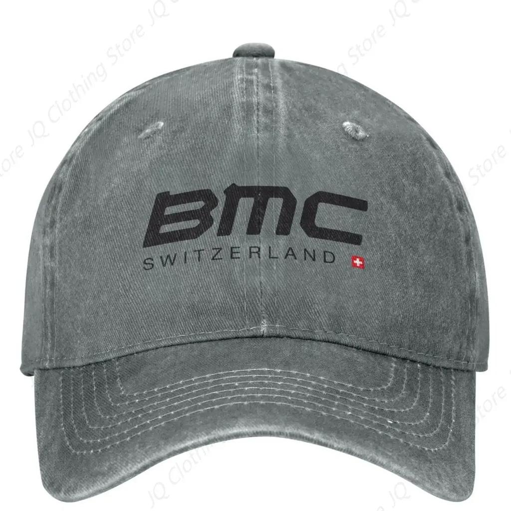 Унисекс Женские Бейсболки BMC для Велосипеда Винтажные Потертые Хлопковые Байкерские Кепки для Велоспорта Snapback Регулируемые
