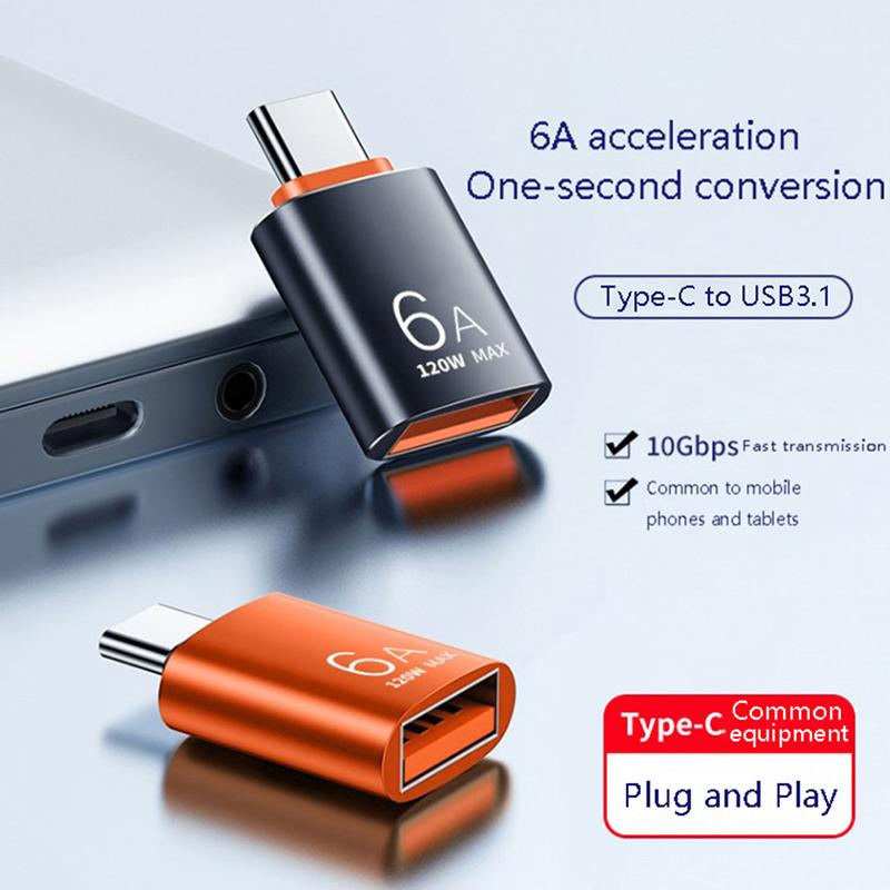 Переходник USB 3.0 на тип C OTG на USB C Разъем USB-A на микро USB типа C