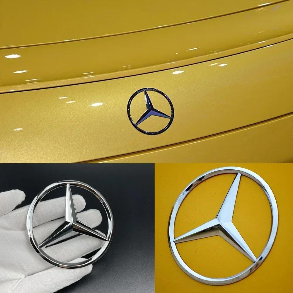 abs Original Car Rear Trunk Badge Sticker Mercedes Benz Amg C-class C300 W204 2008-2014 A2047580058 Mercedes Emblem Snap Cover FU3